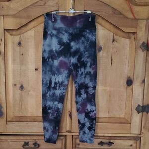 Calvin Klein S Cotton Soft Leggings tye dye